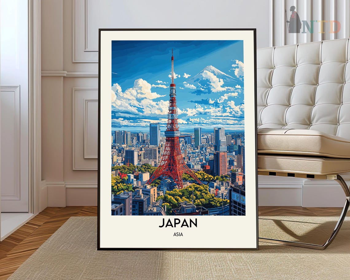Japan Print Japan Wall Art Japan Poster Japan Photo Japan Poster Print Japan Travel Poster Japan Tokyo Kyoto Osaka Yokohama City