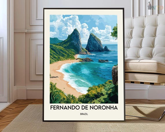 Fernando De Noronha Poster Wall Art Print Photo Brazil