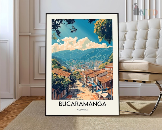 Bucaramanga Poster Print Wall Art South America Colombia