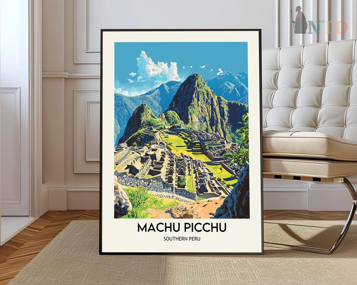 Machu Picchu Print Machu Picchu Wall Art Machu Picchu Poster Machu Picchu Photo Machu Picchu Poster Print Machu Picchu Peru Poster