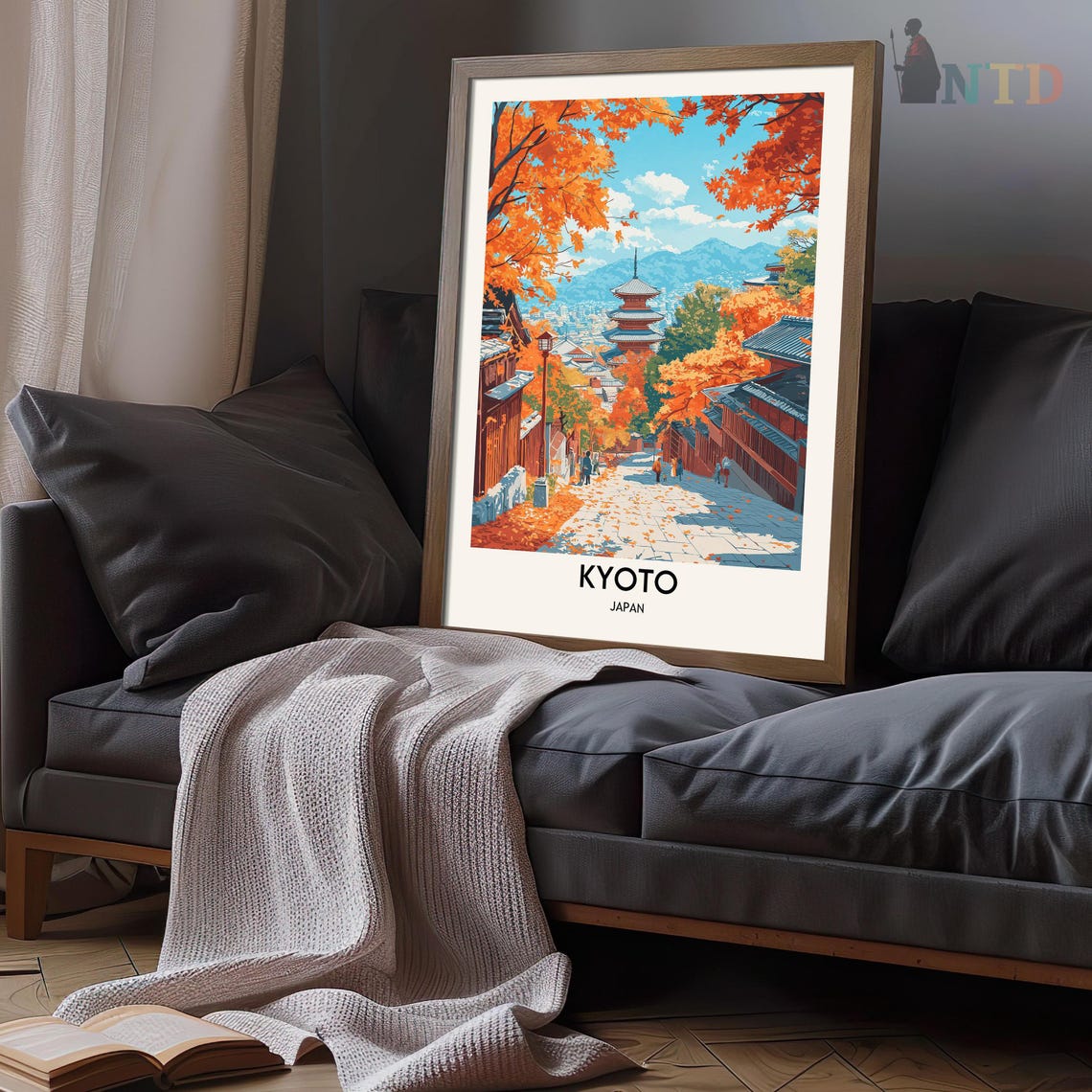 Kyoto Print Kyoto Wall Art Kyoto Poster Kyoto Photo Kyoto Poster Print Kyoto Wall Decor Japan Poster Japan Print Kyoto City Japan - Image 3