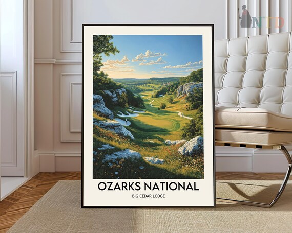 Ozarks National Golf Course at Big Cedar Lodge Missouri Poster