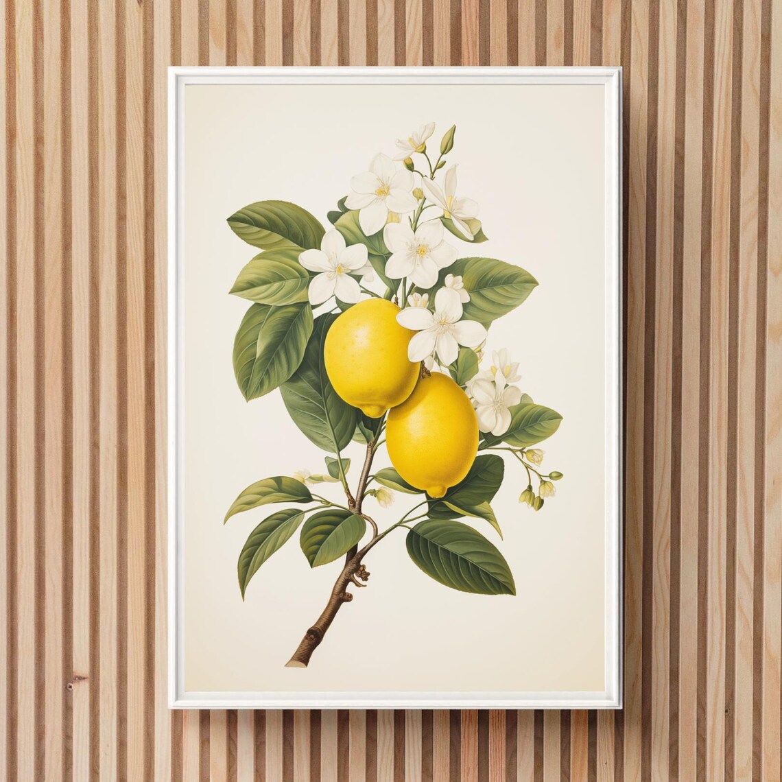 Vintage Lemon Tree Print, Retro Kitchen Decor - Image 6