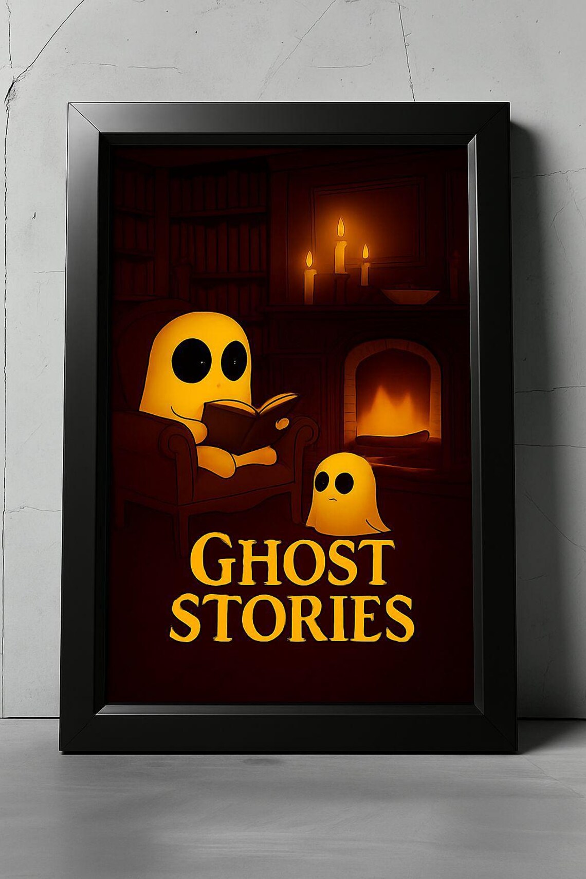 Stories Halloween Poster Wall Art