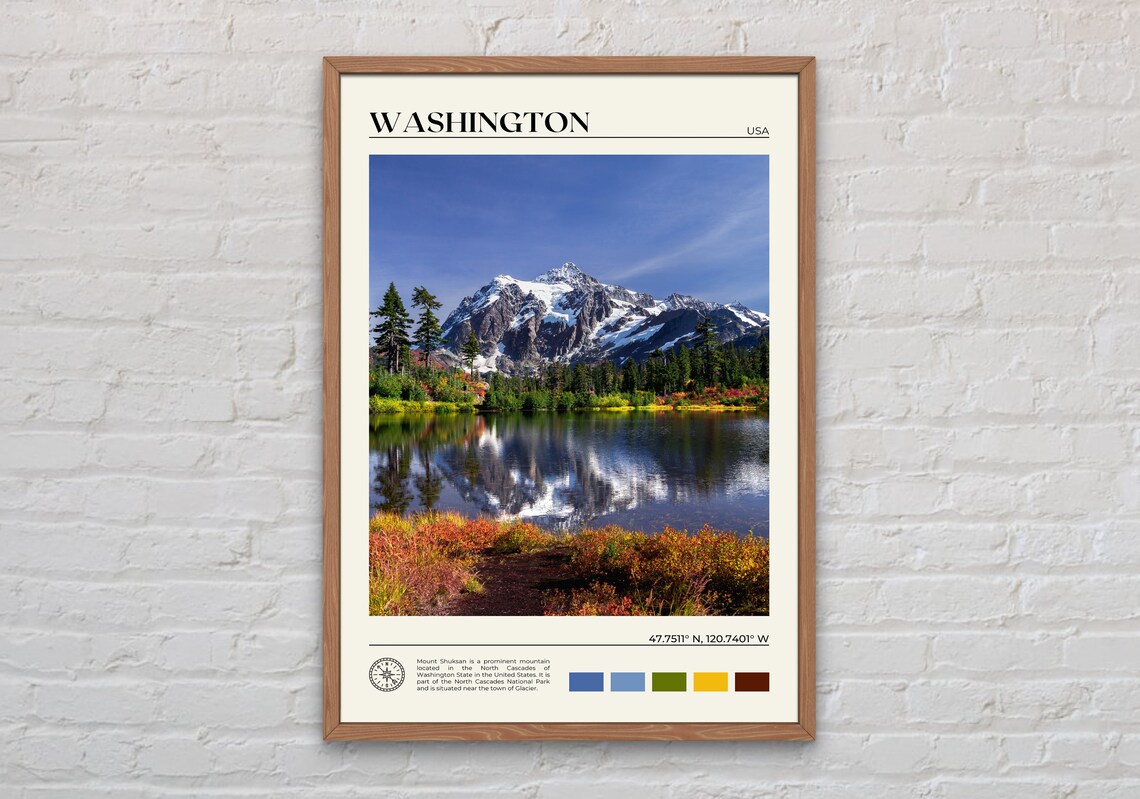 Washington Real Photo Art Print