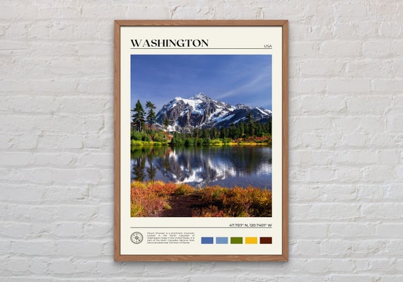 Washington Real Photo Art Print