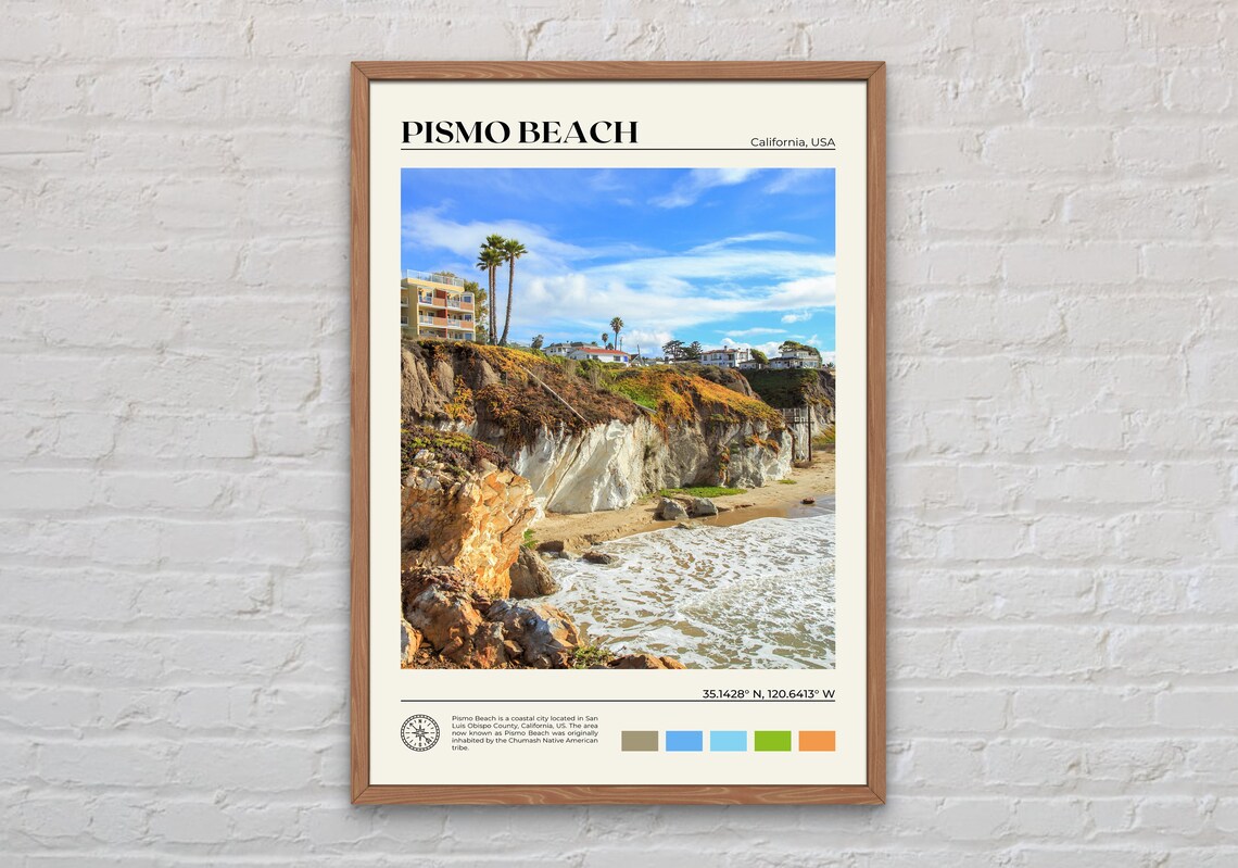Pismo Beach Photo Wall Art Print