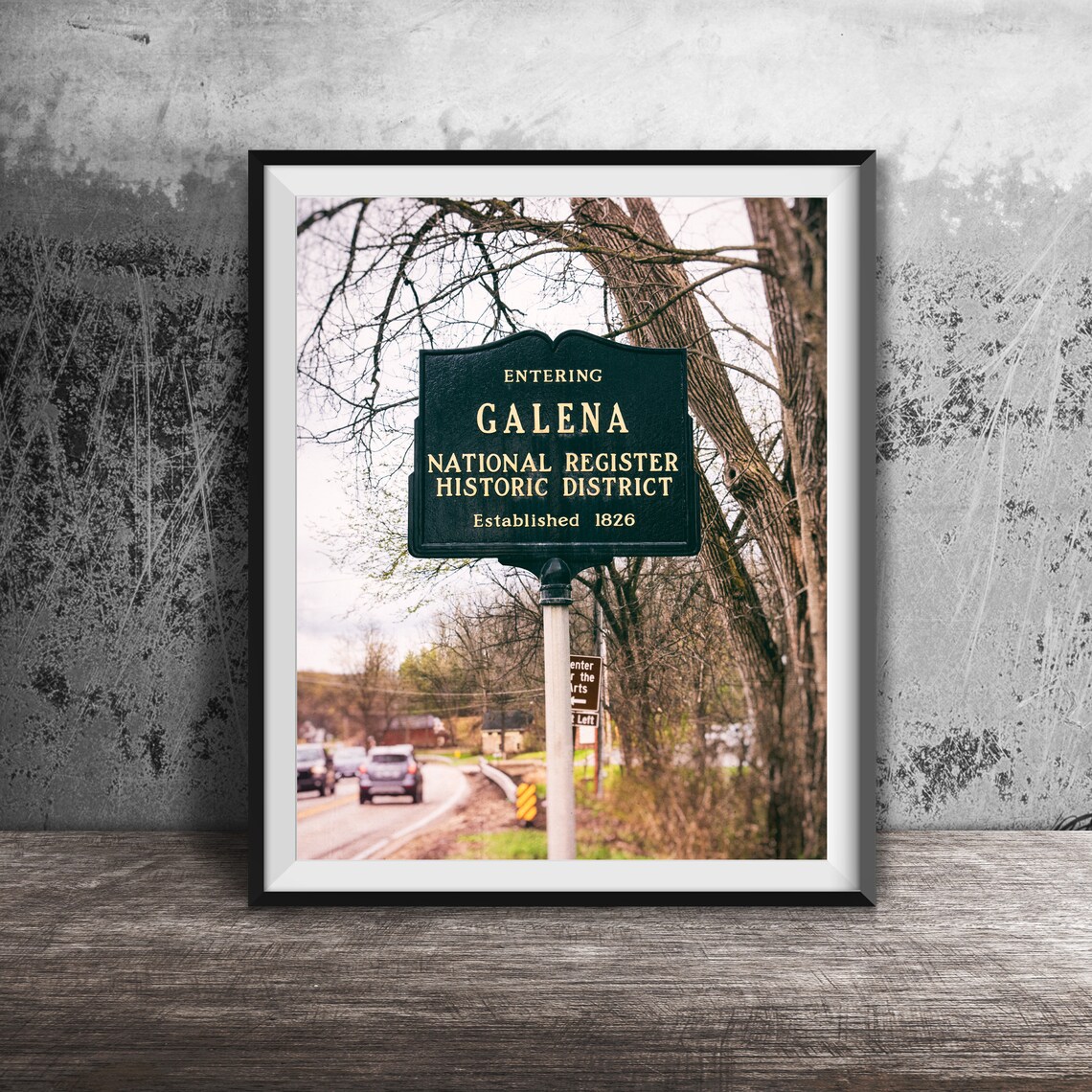 Galena Illinois Travel Poster, Place Sign Photo