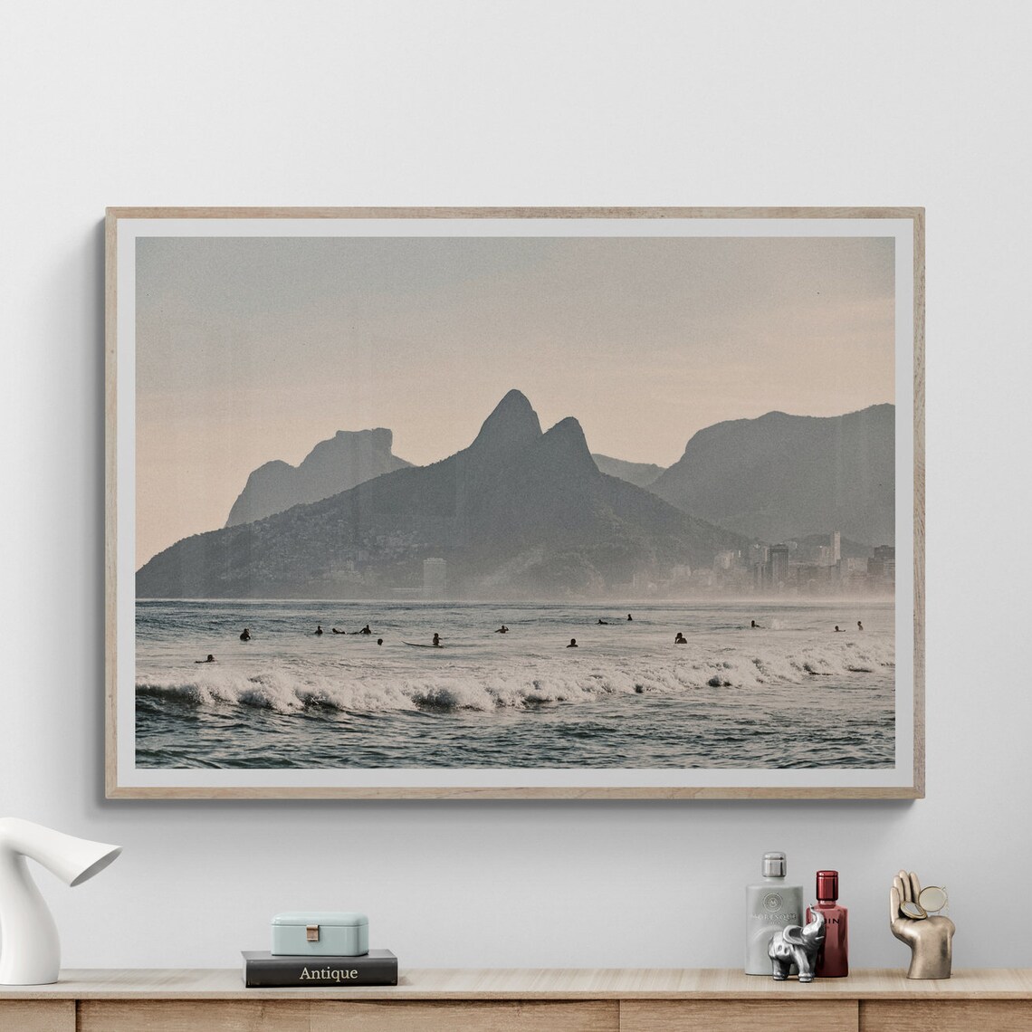 Brazil Beach Surf Photography Art Print, Coastal Scene