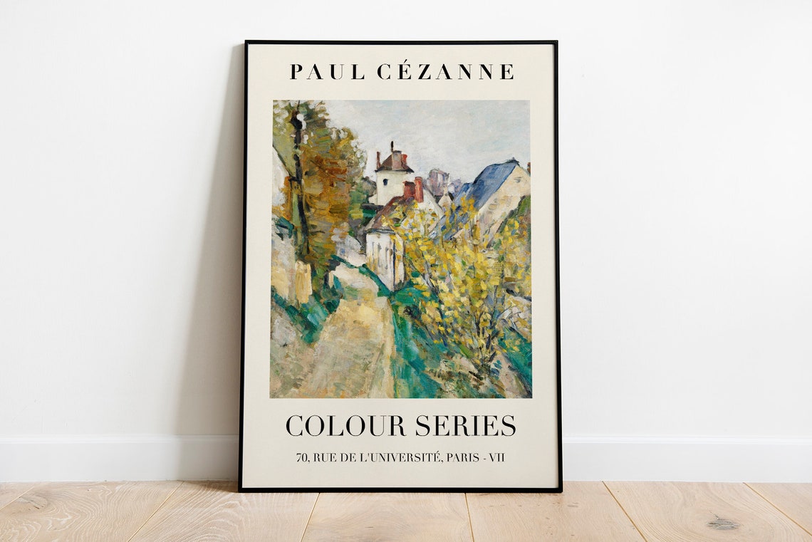 Paul Cezanne Village Landscape Colour Series Exhibition Print - Image 2