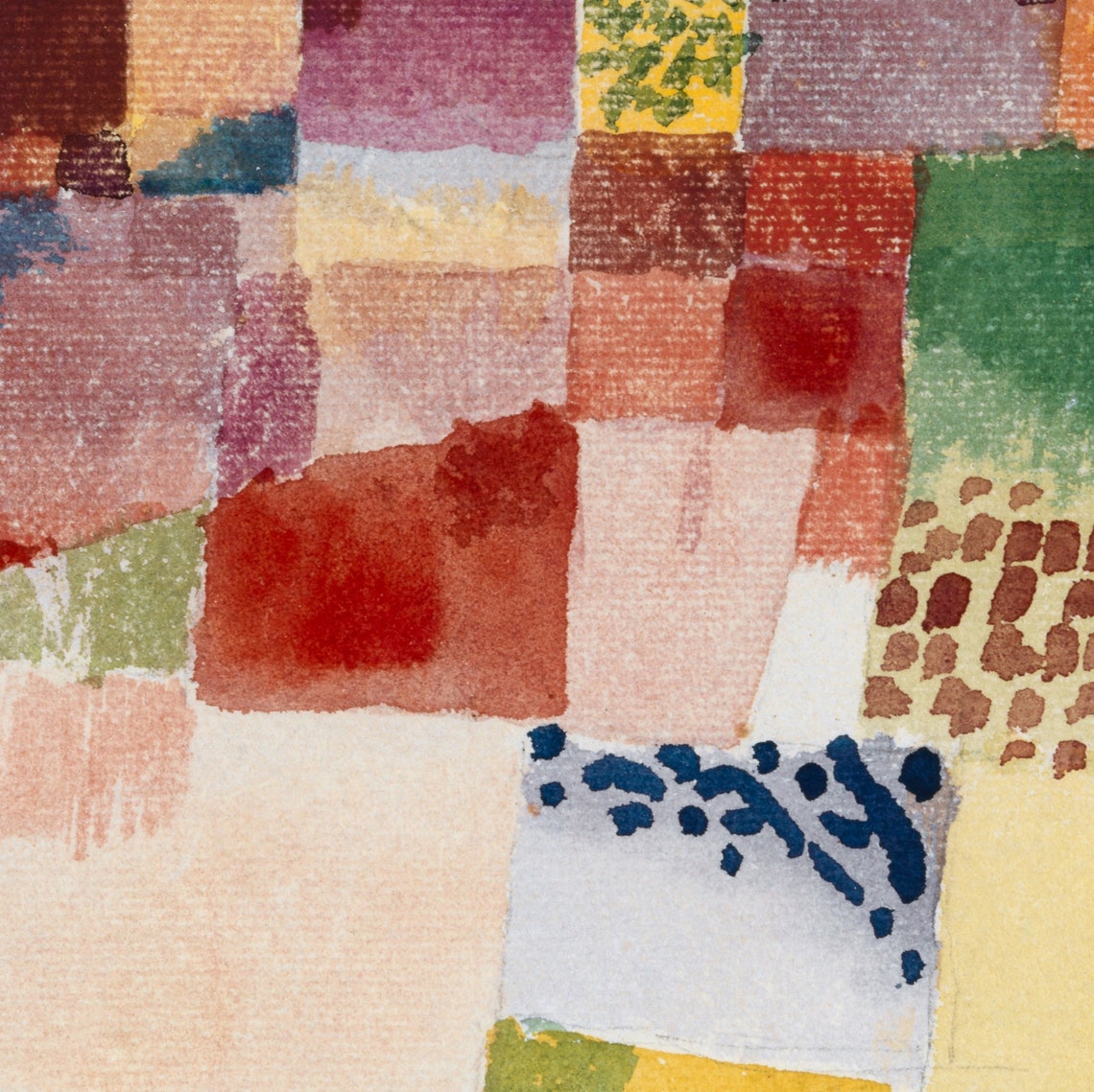 Paul Klee Colour Series Abstract Mosaic Squares Exhibition Poster - Image 2