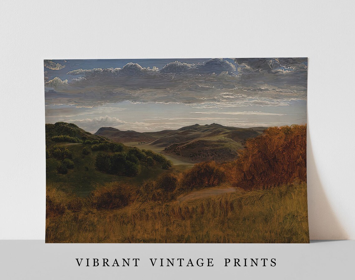 Moody Country Landscape Vintage Art Print - Image 5