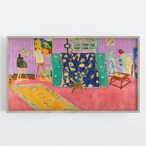Matisse The Pink Studio Vintage Wall Art Print