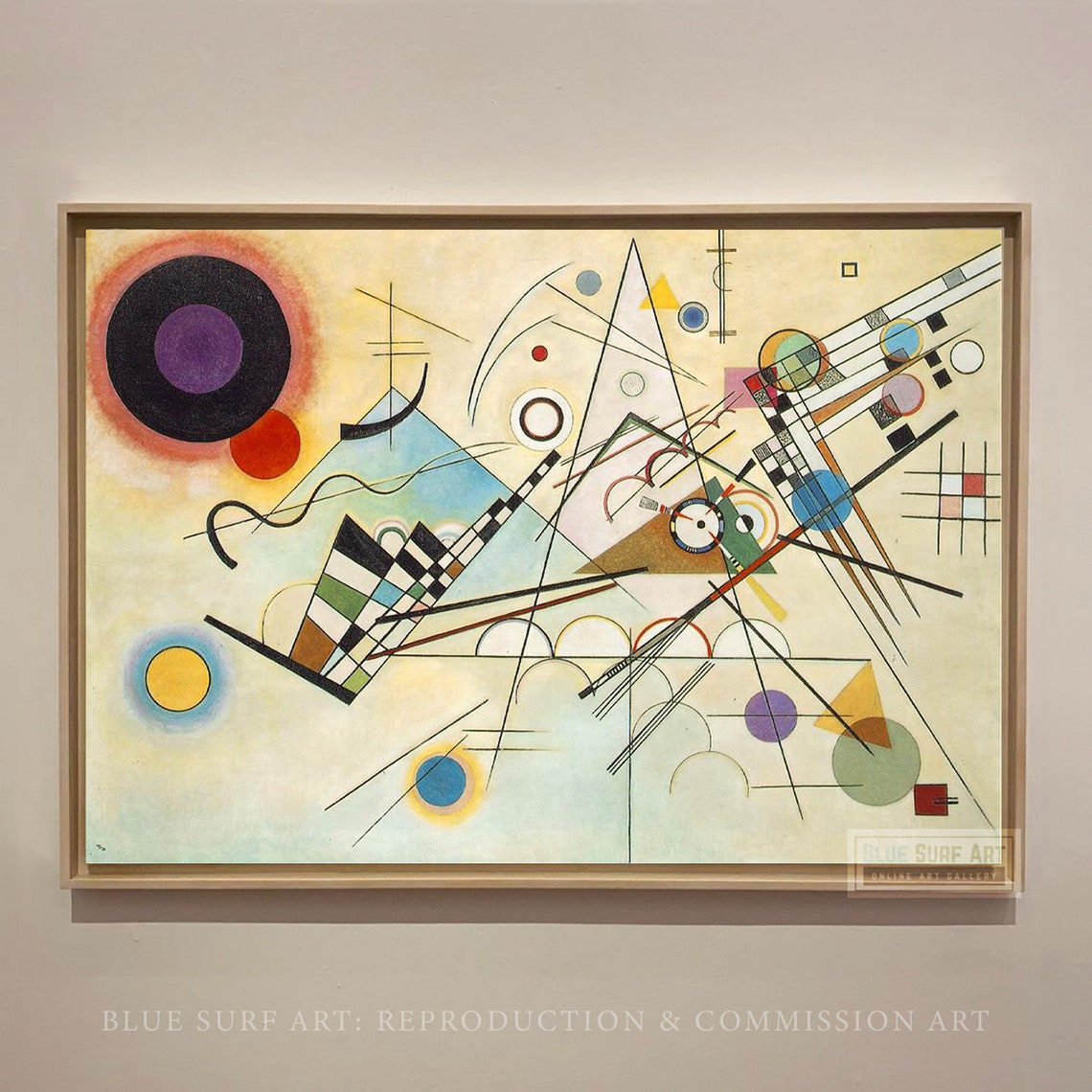 Wassily Kandinsky Composition VIII 1923 Abstract Geometric Art Poster