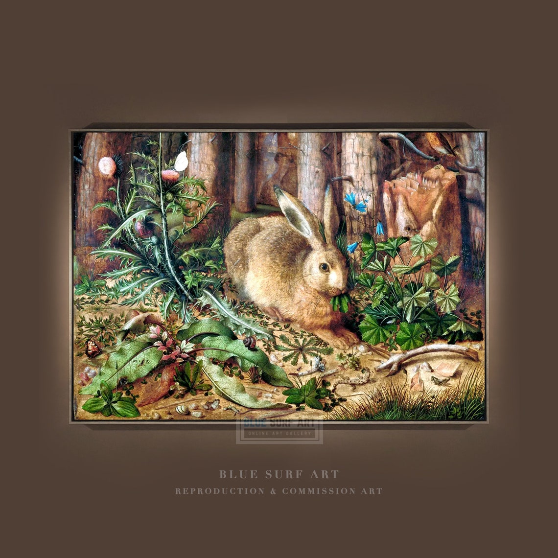 Hans Hoffmann A Hare in the Forest 1585 Renaissance Nature Poster