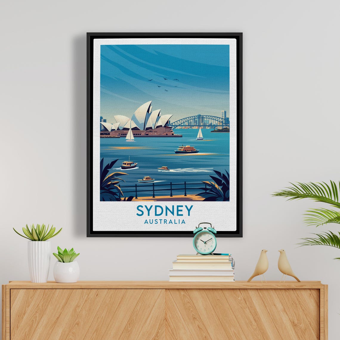 Sydney Australia Harbor Opera House Bridge City Skyline Poster - Image 5