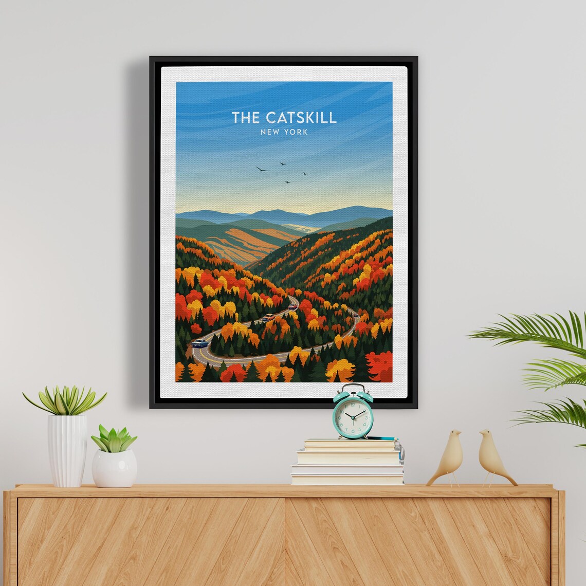 The Catskill New York Autumn Mountain Road Scenic Drive Poster - Image 6