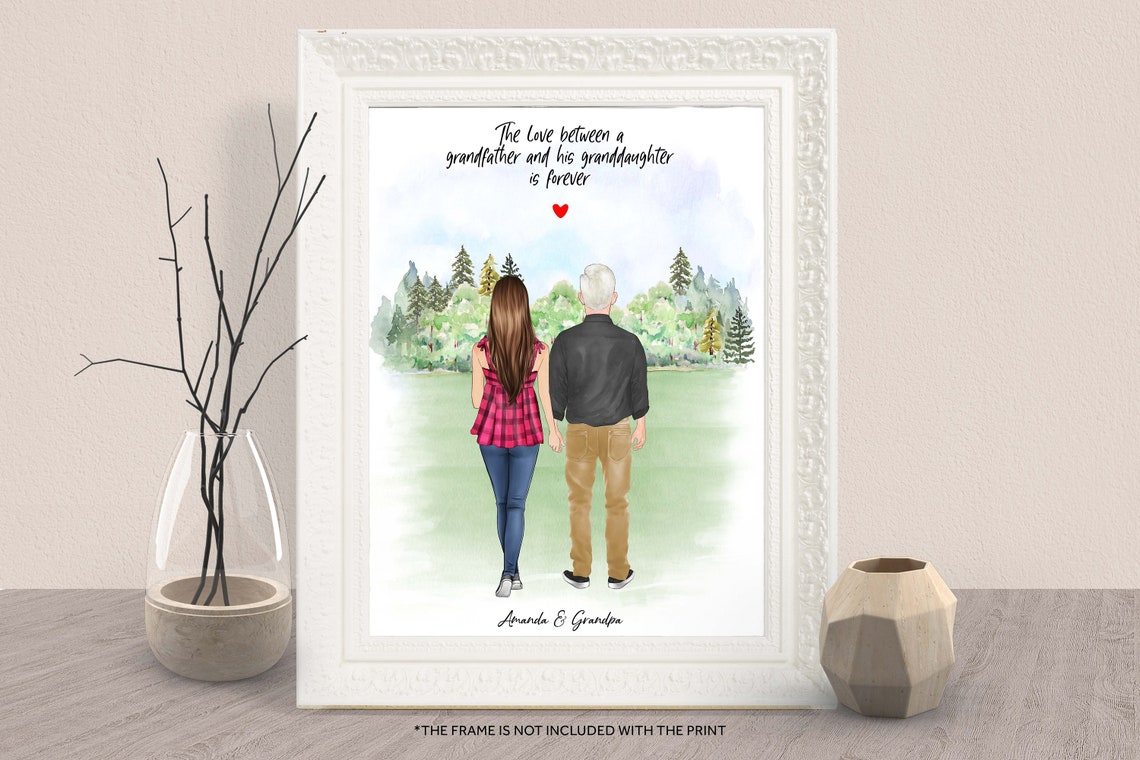 The Love Between a Grandfather and His Granddaughter Walk Poster