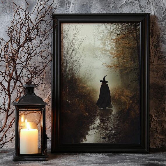 Witch For Traditional Travel Poster