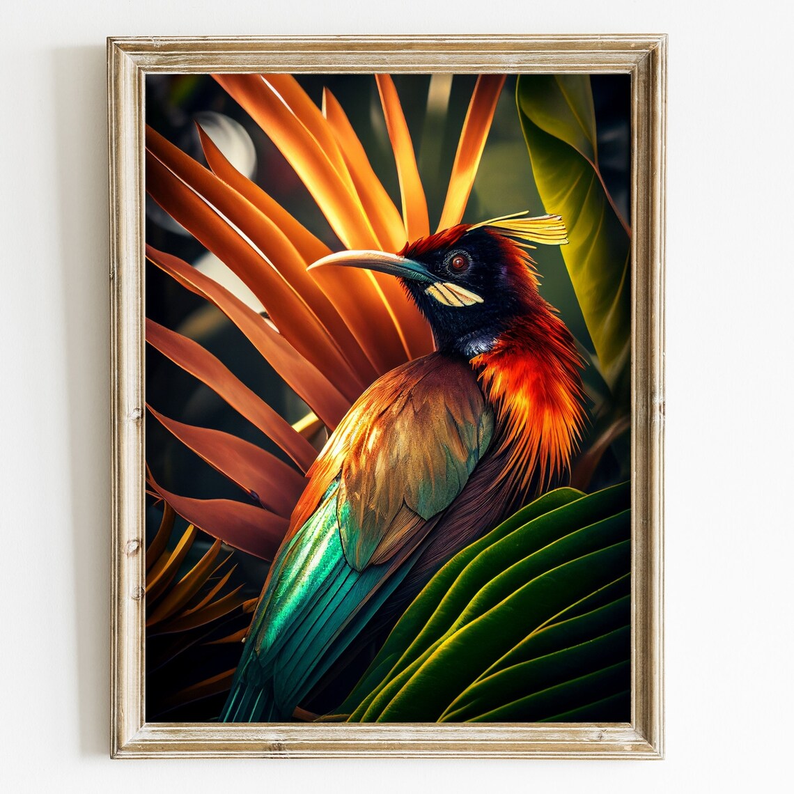 Bird Of Paradise Tropical Modern Home Decor