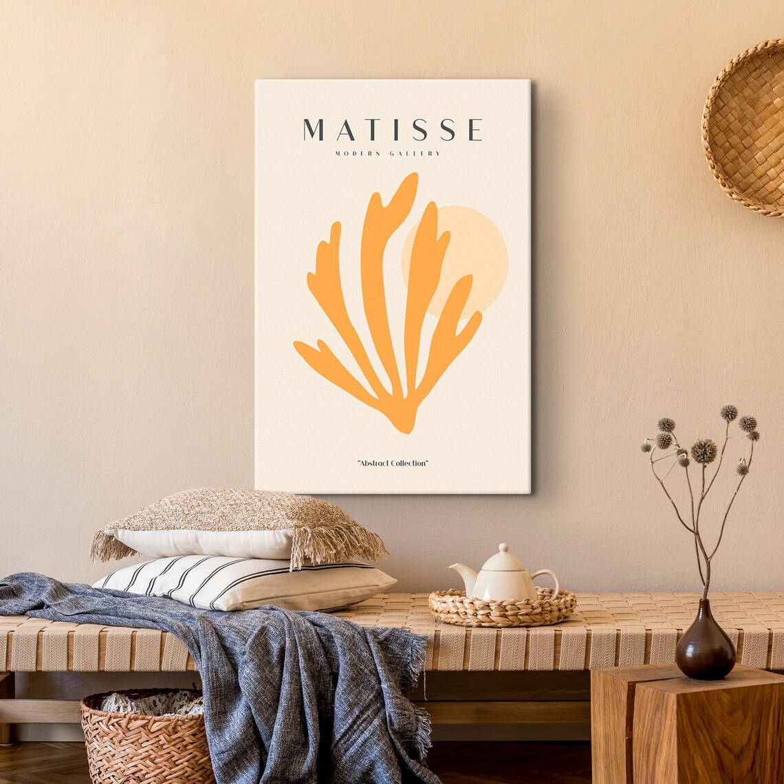 Matisse Modern Gallery Yellow Leaf Abstract Collection Poster - Image 4