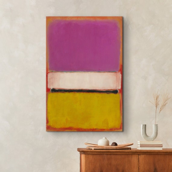 Mark Rothko Framed Mark Rothko Paintings Exhibition Poster Expressionism Art Rothko Reproduction Art Rothko Glass Modern Art
