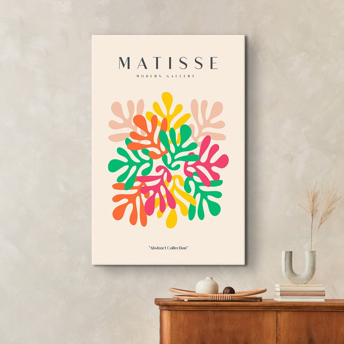 Matisse Modern Gallery Multicolor Leaves Abstract Collection Poster