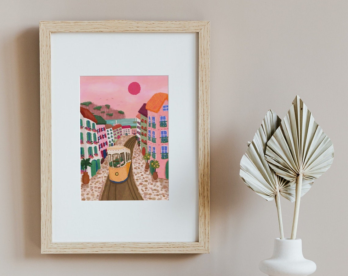 Lisbon Portugal - Modern Travel Poster - Image 6