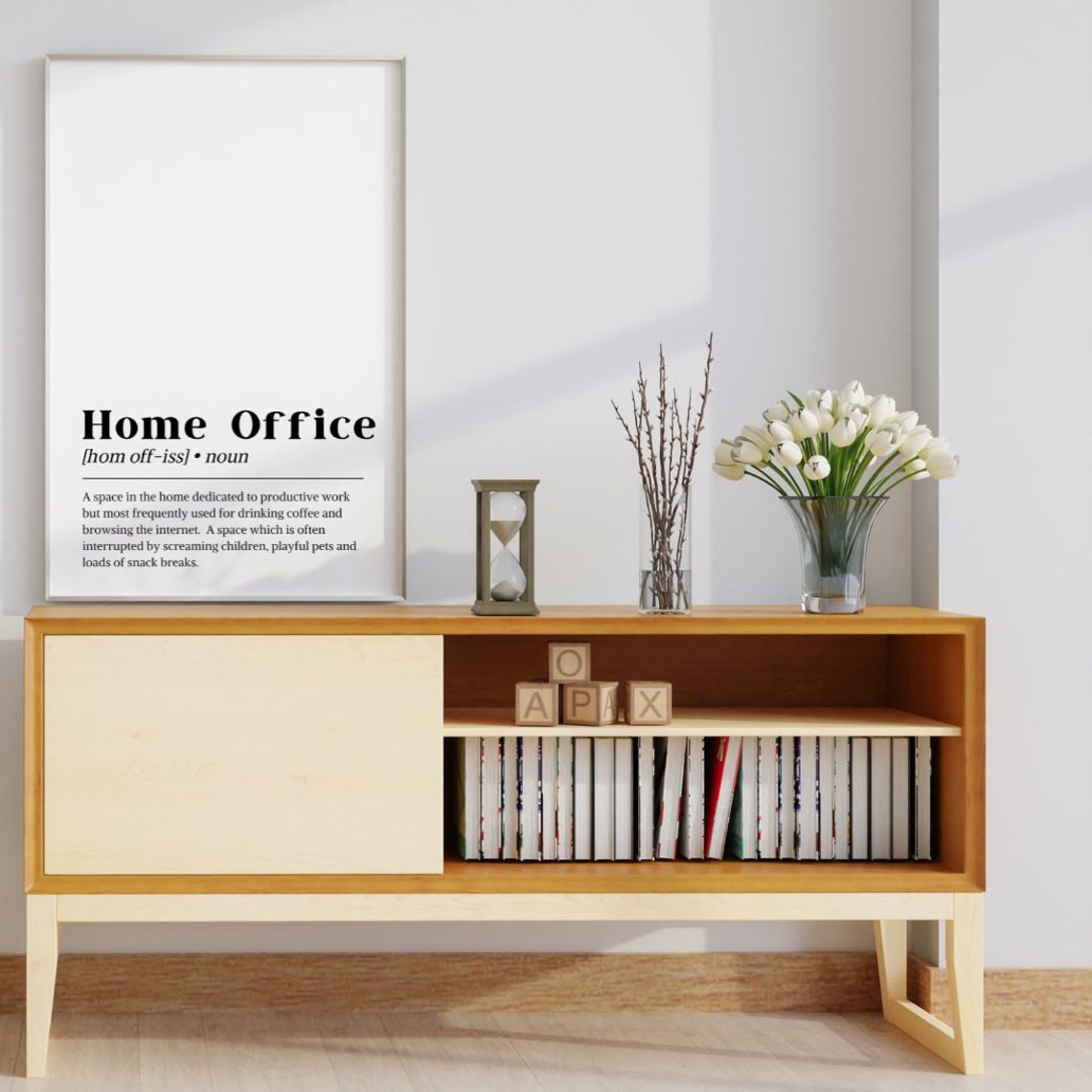 Home Office Dictionary Definition Funny Work Humor Wall Poster - Image 3