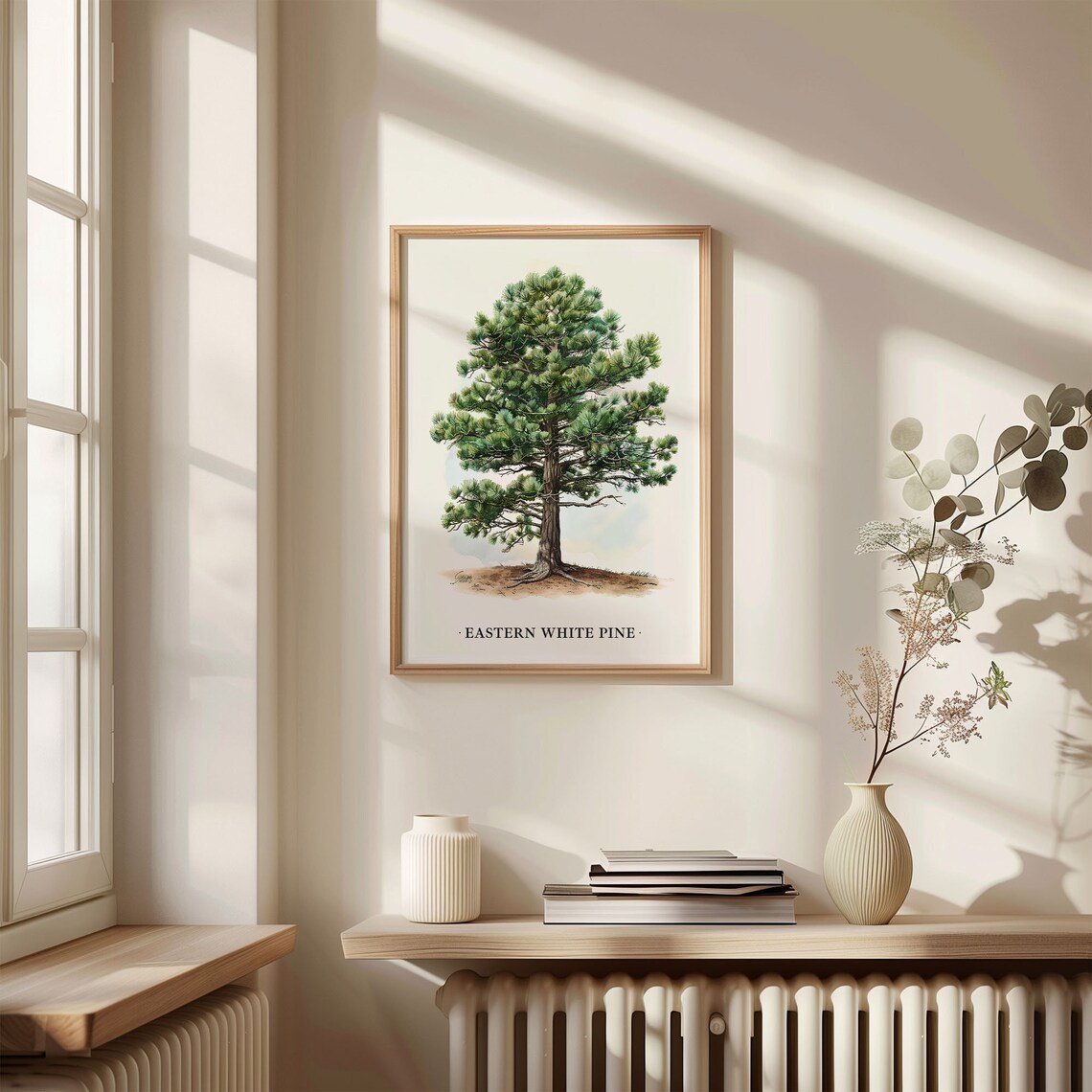 Eastern White Pine Tree Art Print, Botanical Poster - Image 3