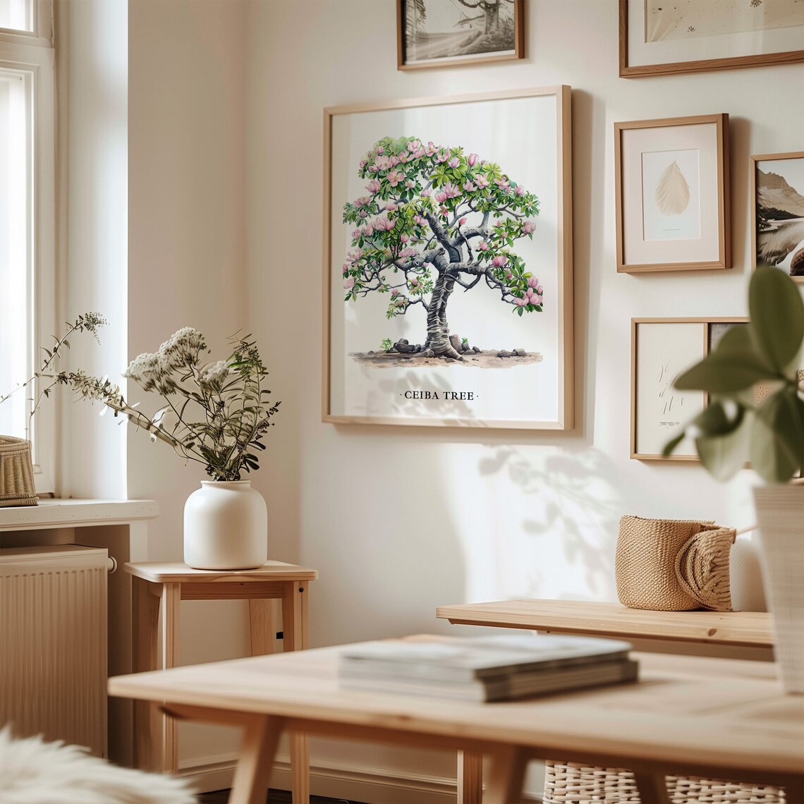 Ceiba Tree Art Print, Tropical Botanical Illustration - Image 2