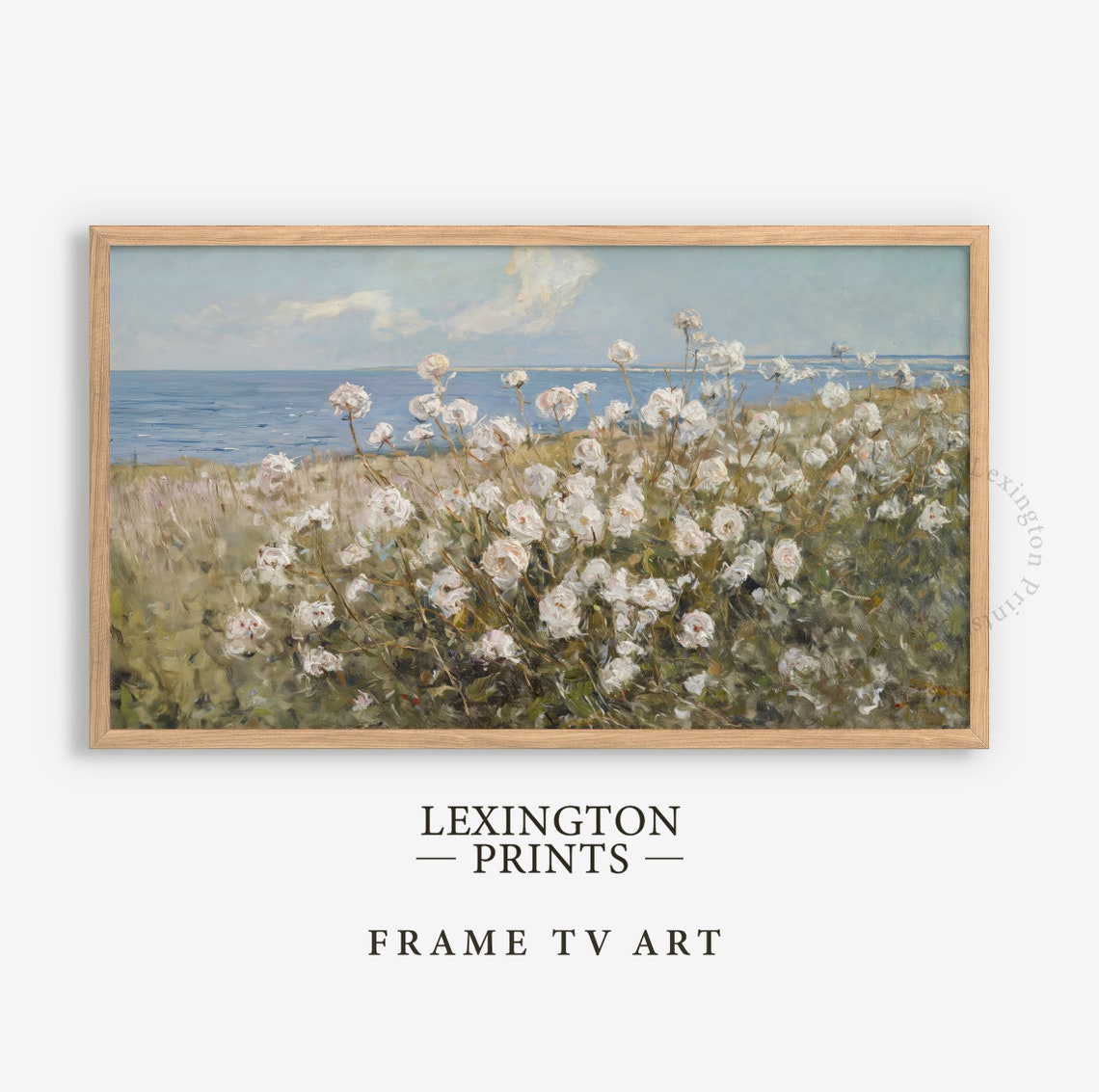 Summer Wildflower Tv Art Coastal Tv Art Frame Tv Art Summer Tv Art Wildflower Art Beach Wall Art Vintage Spring Tv Art Floral 684 - Image 5