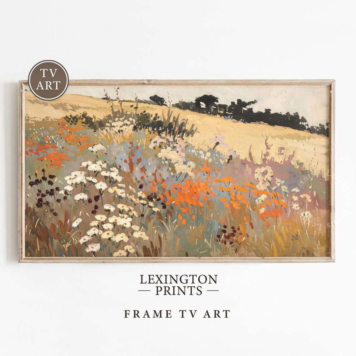 Fall Wildflower Tv Art Fall Tv Art Frame Tv Art Spring Tv Art Wildflower Tv Art Fall Decor Vintage Autumn Tv Art Floral Art 747