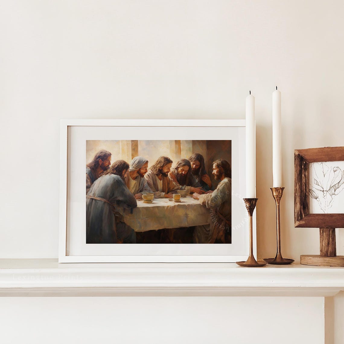 Jesus With Apostles Christian Wall Art Christian Art Jesus Art Christian Print Religious Art Oil Painting Jesus Art Christian 388 - Image 6