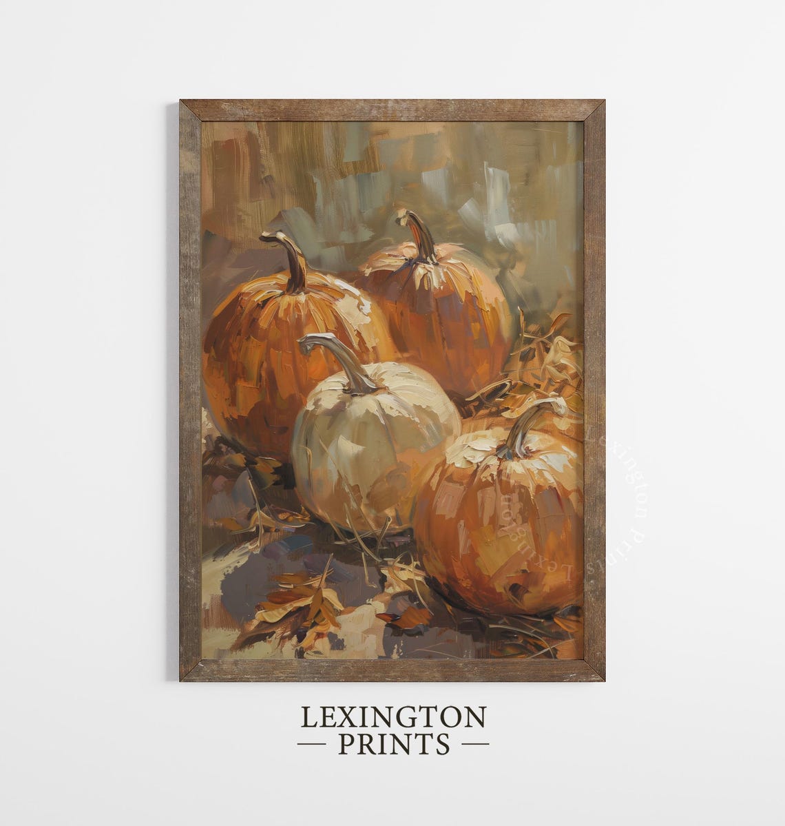 Fall Pumpkin Wall Art Fall Decor Vintage Fall Print Rustic Pumpkin Decor Halloween Print Autumn Print Moody Prints 742 - Image 4