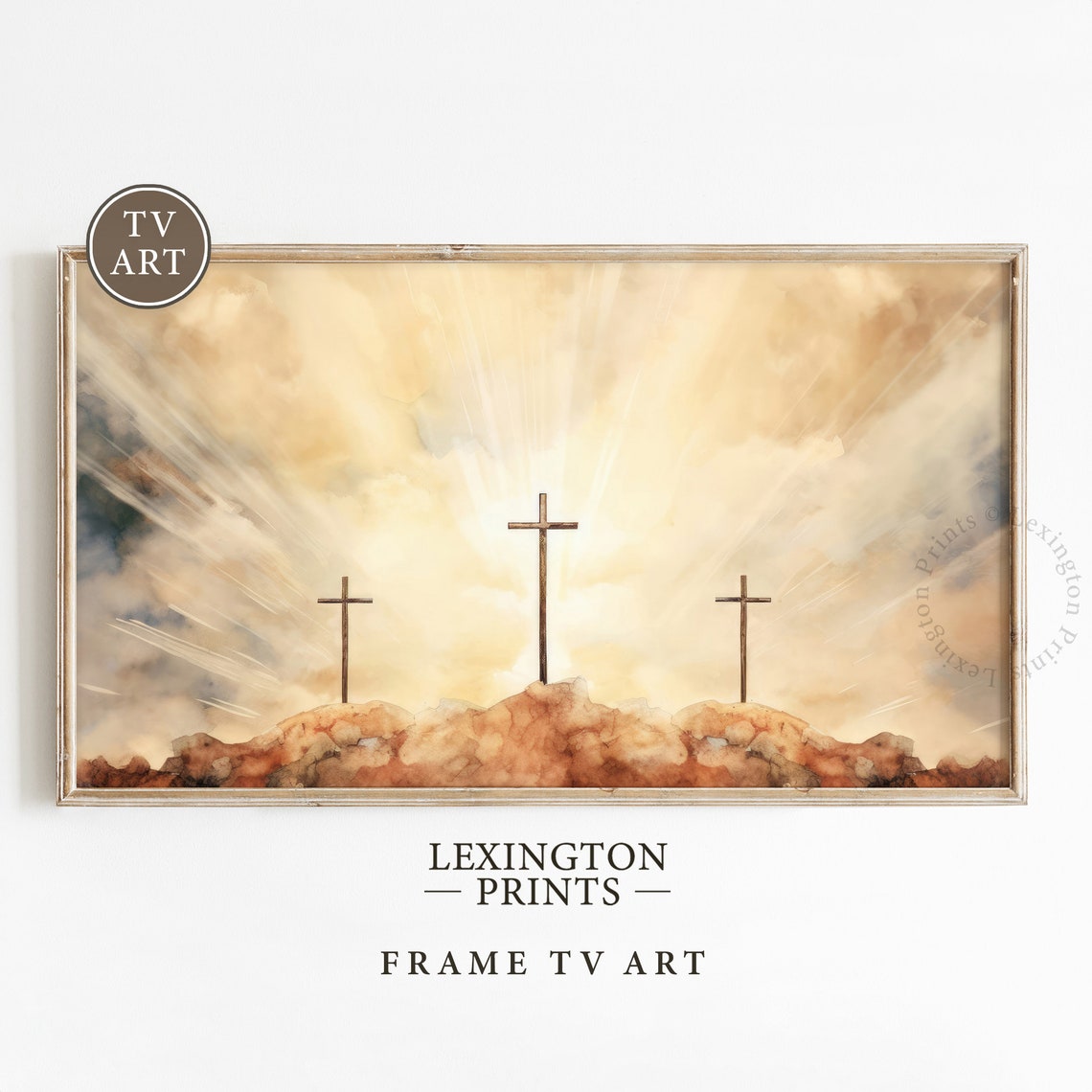 Christian Calvary Tv Art Jesus Tv Art Easter Frame Tv Art Christian Tv Art Christian Decor Easter Tv Art Religious Tv Art Tv 645