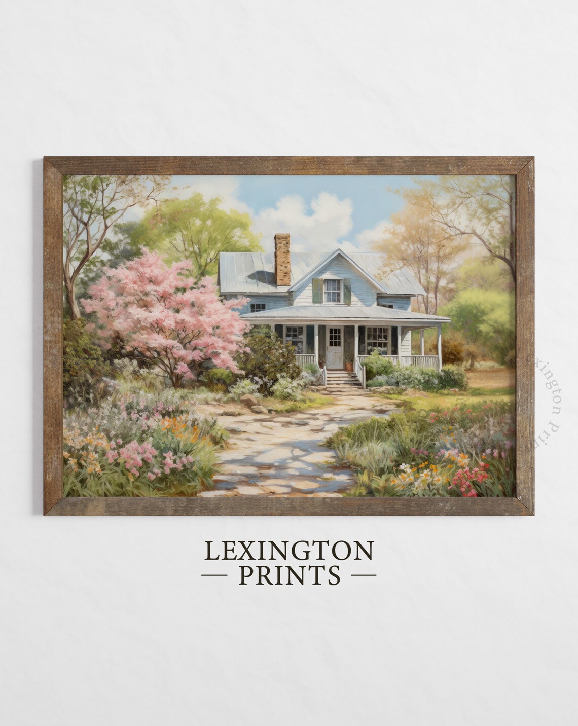 Spring Cottage Home Garden Bloom Vintage Farmhouse Porch Poster - Image 5