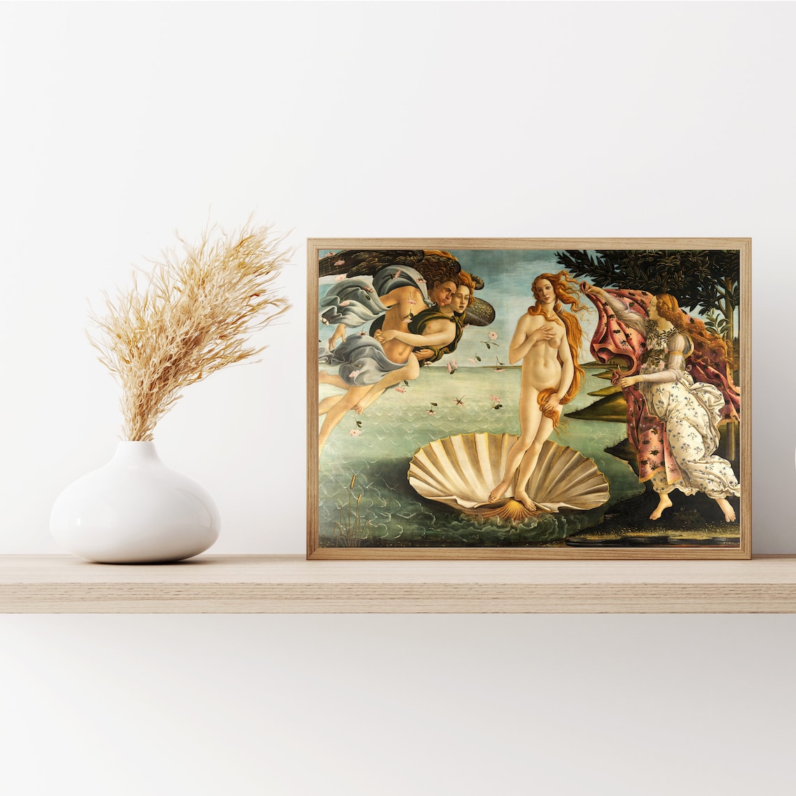 Birth Of Venus By Botticelli, Vintage Art Print - Image 3
