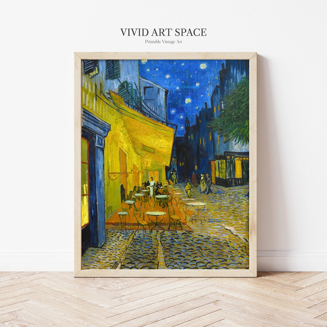 Caf e9 Terrace At Night, Van Gogh-Inspired Art Print - Image 3