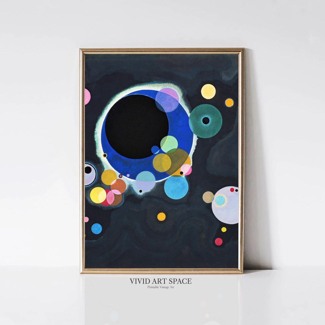 Kandinsky Several Circles Modern Abstract Art Print