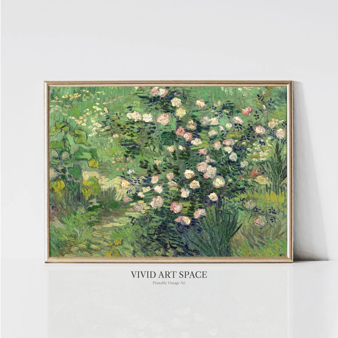 Van Gogh Roses French Impressionist Art Print
