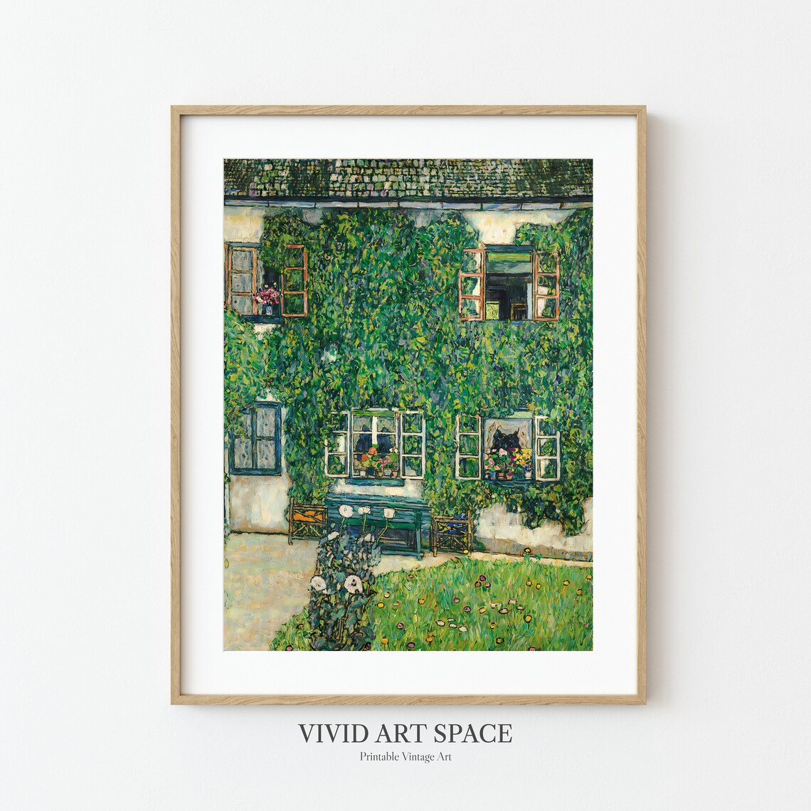 Gustav Klimt Foresters House in Weissenbach II Art Print