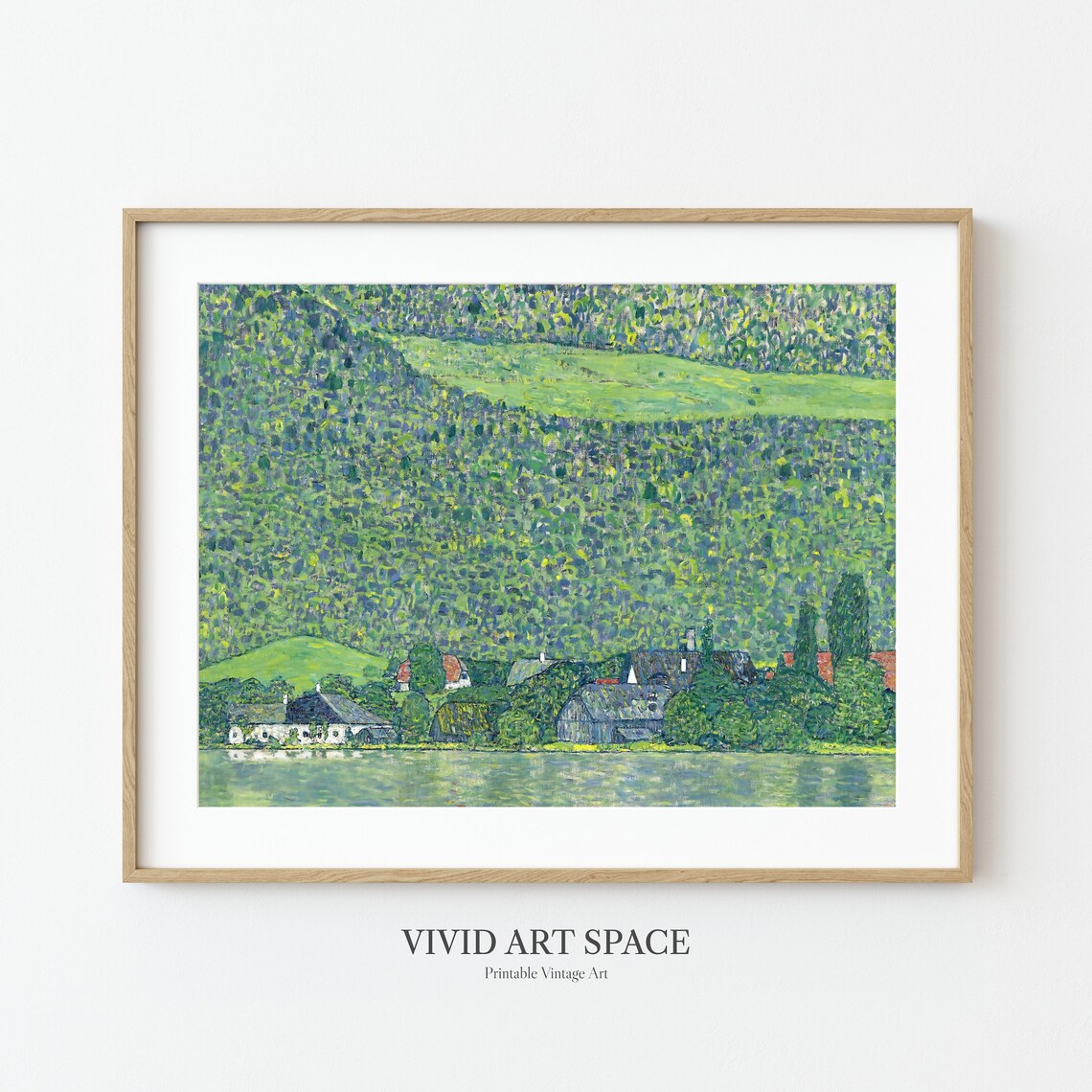 Gustav Klimt Litzlberg Am Attersee Art Print - Image 3
