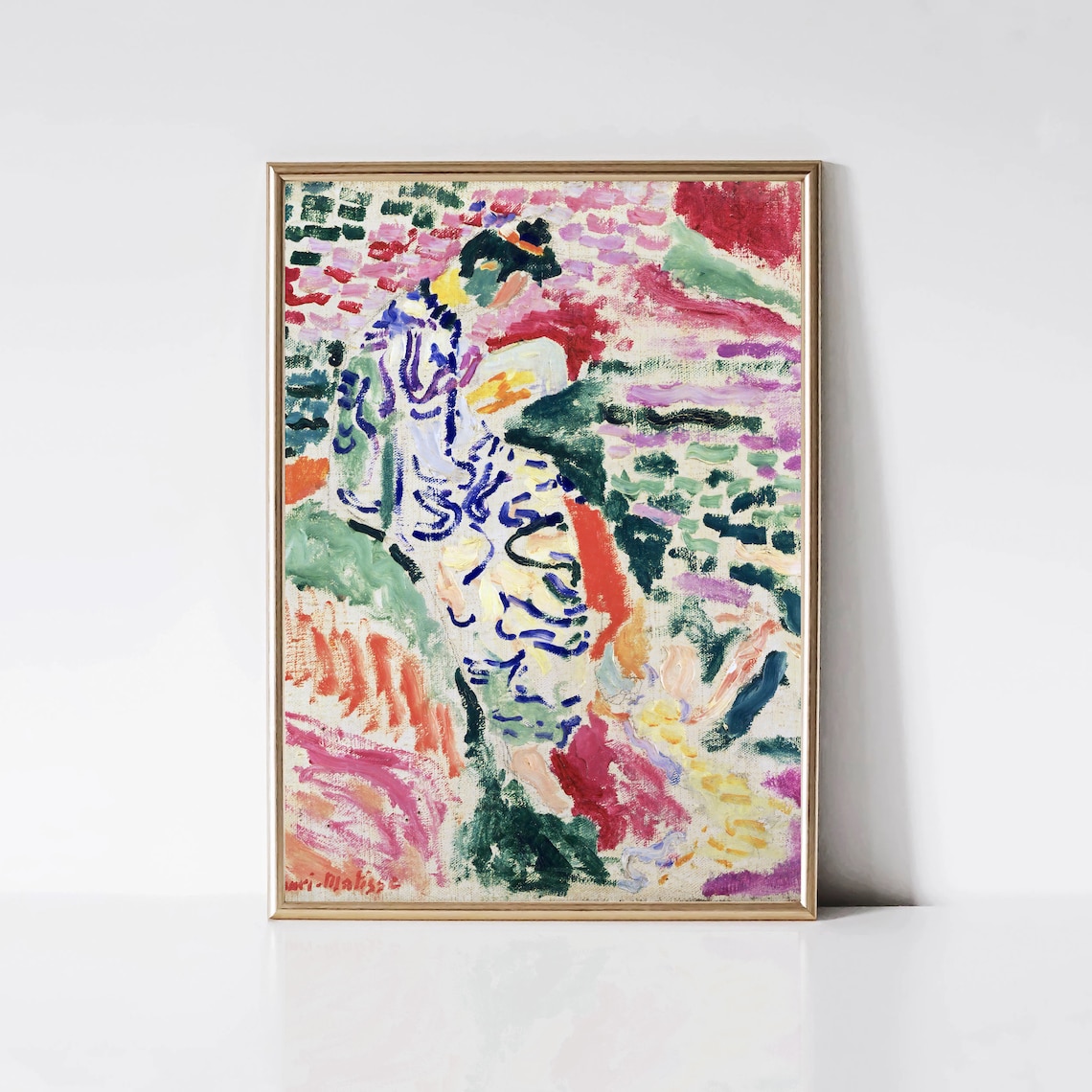 Henri Matisse Japanese Woman By Water Art Print