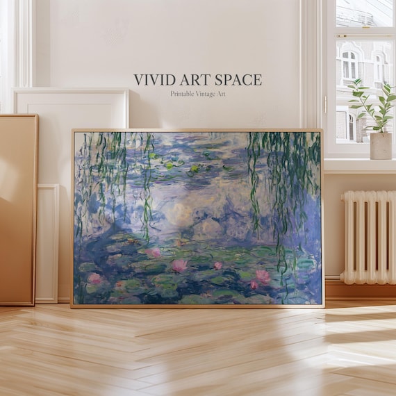 Claude Monet Water Lilies Art Print, Impressionist