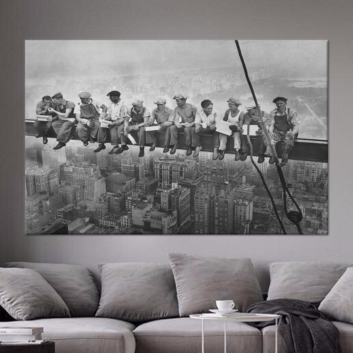 Lunch Atop a Skyscraper, New York Modern Art Print