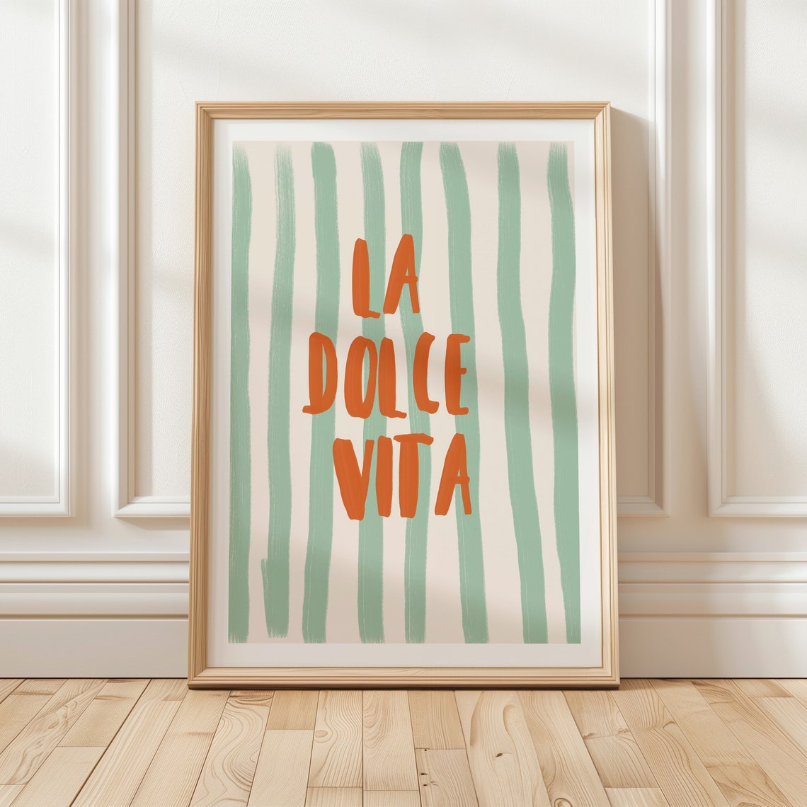 Dolce Vita Art Print Cute Colorful Poster Modern Wall Art Motivational Print Art