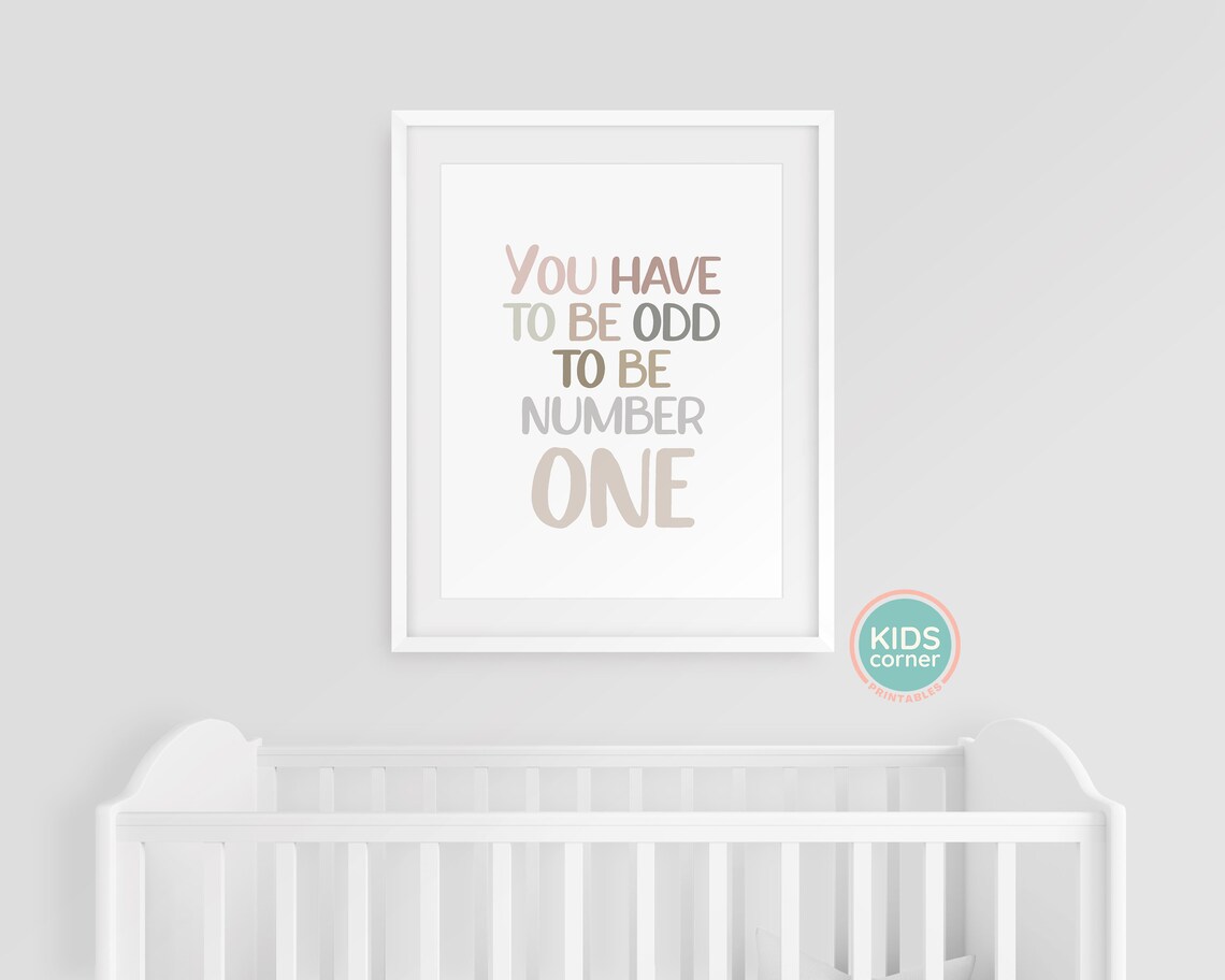 You Have To Be Odd to Be Number One Math Quote - Image 3