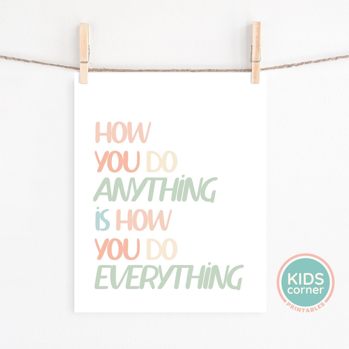 How You Do Anything Is How You Do Everything Character Poster - Image 2