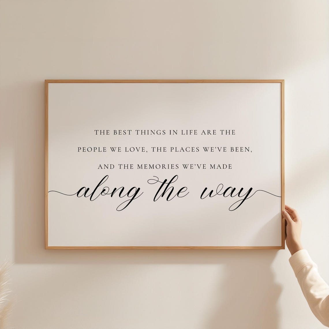 The Best Things In Life Family Quote Wall Art Living Room Prints Family Room Wall Decor Inspirational Quote Life Quote Art Family Gift
